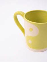 Load image into Gallery viewer, Chartreuse Full Yin Yang Mug
