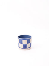 Load image into Gallery viewer, Checkered Tumbler Blue
