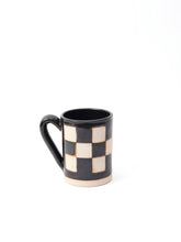 Load image into Gallery viewer, Onyx Checkered Mug
