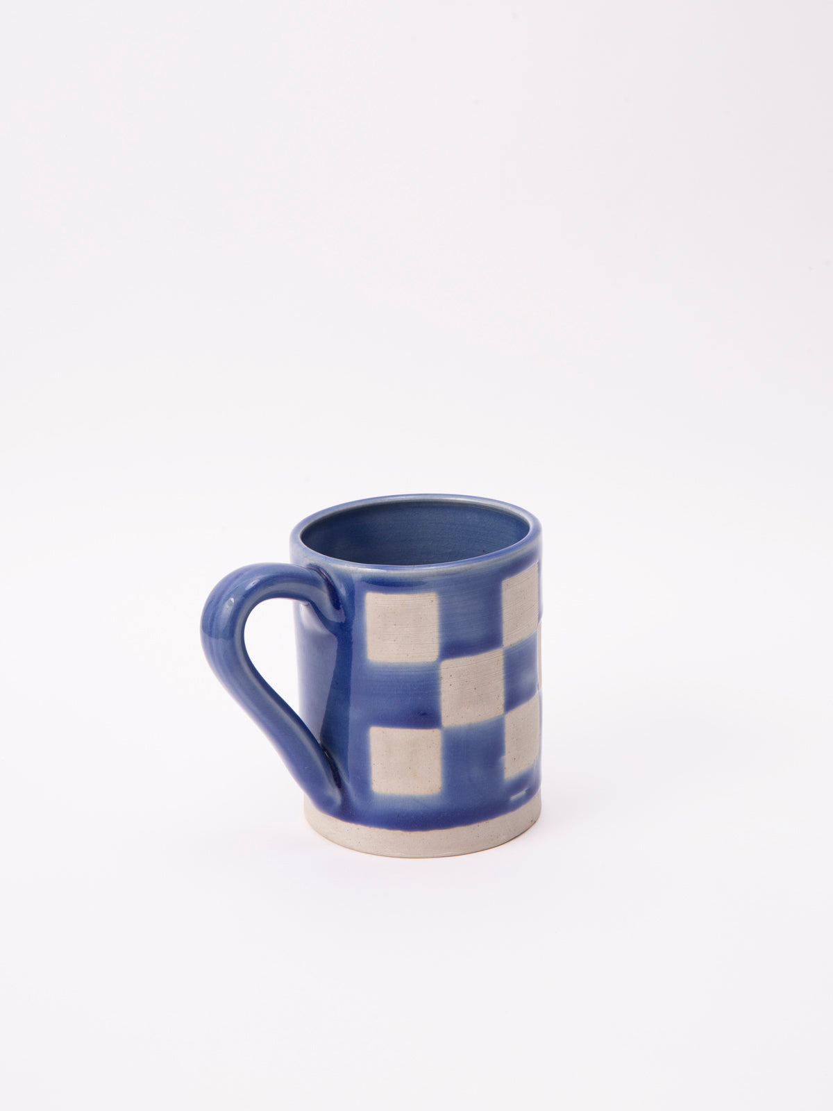 Checkered Tumbler Blue – Sedona Ceramics
