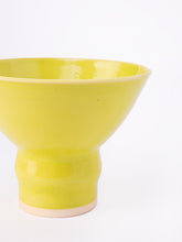 Load image into Gallery viewer, Chartreuse Taper Bowl
