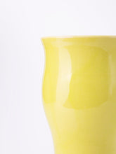 Load image into Gallery viewer, Tall Chartreuse Shapely Vase
